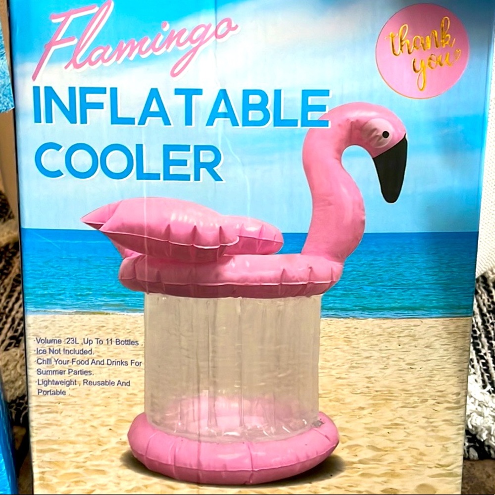 Flamingo Inflatable Cooler